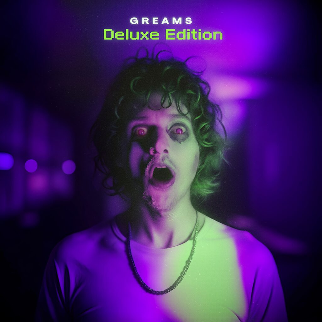 greams in primo piano nella copertina dell'album omonimo