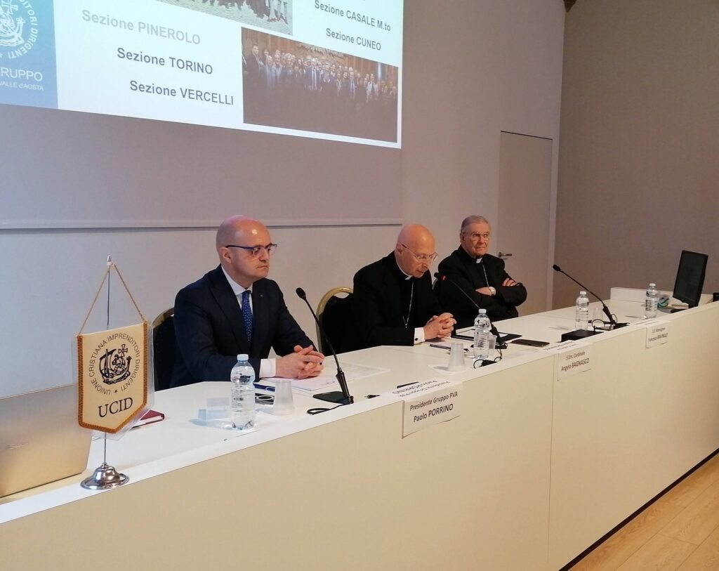 Il tavolo dei relatori con Porrino, Bagnasco e Ravinale.