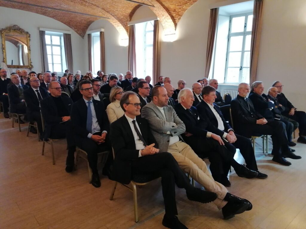 La platea vista dal tavolo dei relatori.