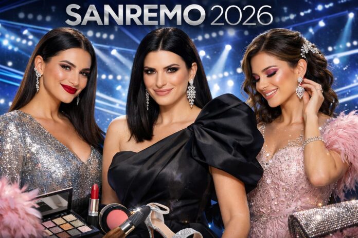 Sanremo 2026 seconda serata glamour Zetatielle Magaizne - immagine generata con Ia Sanremo 2026 seconda serata - immagine generata con ia