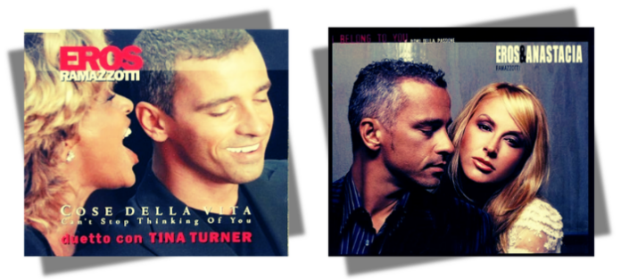 Eros Ramazzotti, Tina Turner e Anastacia il pop senza confini - Zetatielle Magazine eros ramazzotti - tina turner - anastacia - un collage di copertine