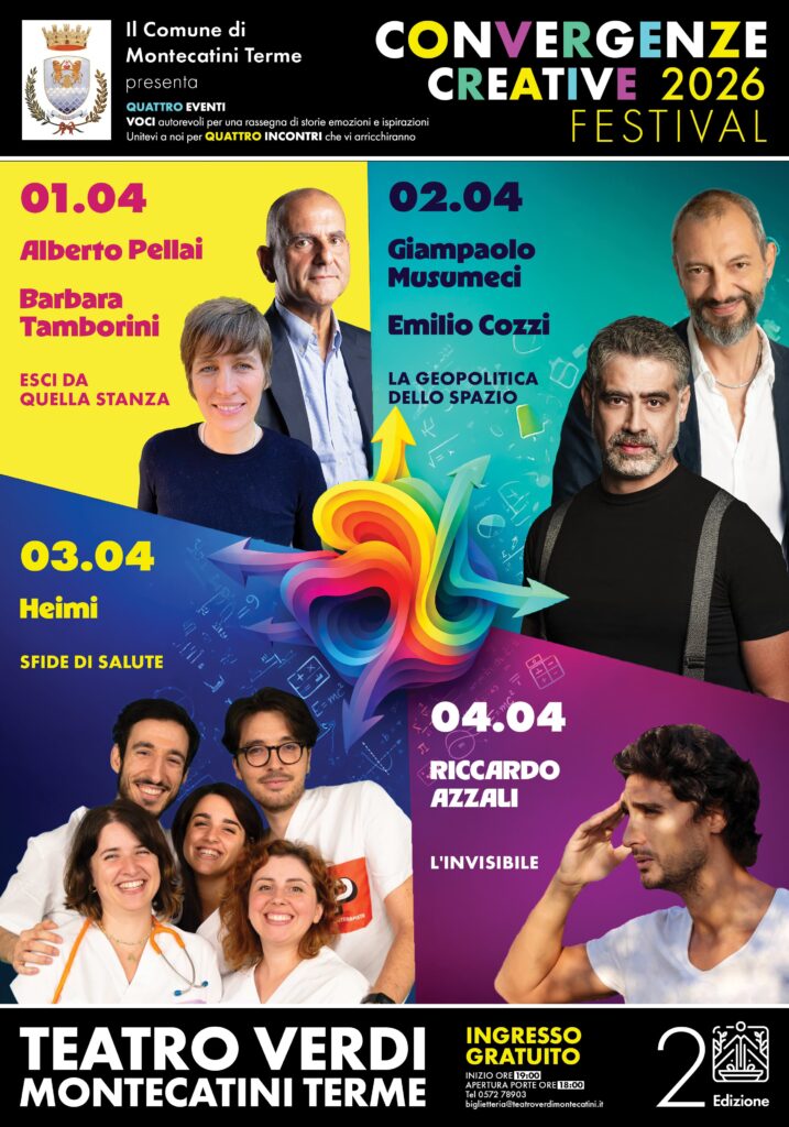 festival convergenze creative 2026 - la locandina ufficiale