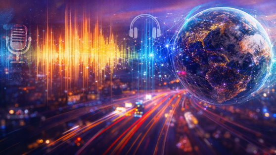 L’informazione di RaiNews24 arriva su RaiPlay Sound - Zetatielle Magazine rainews24 - nella foto un mondo luminooso sopra una autostrada illuminata