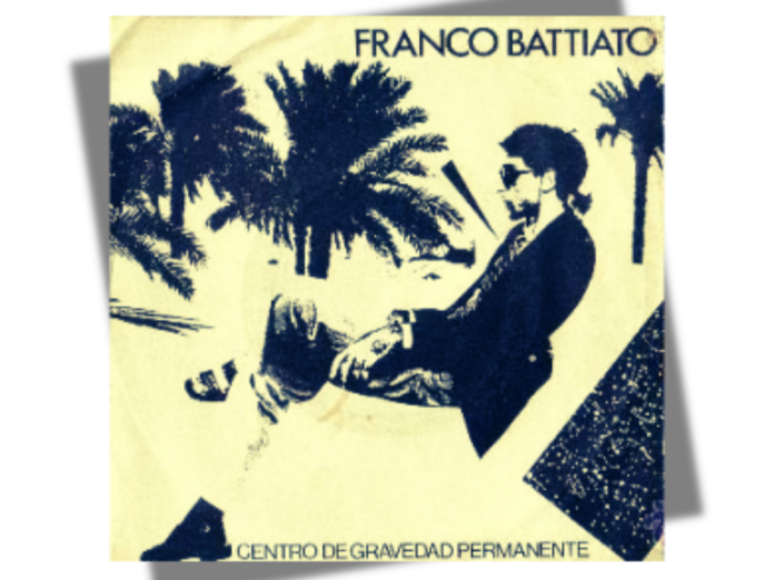 centro di gravità permanente - battiato - la copertina del singolo