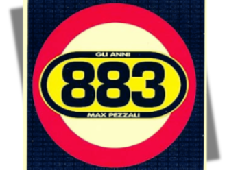 883 - la copertina del singolo gli anni
