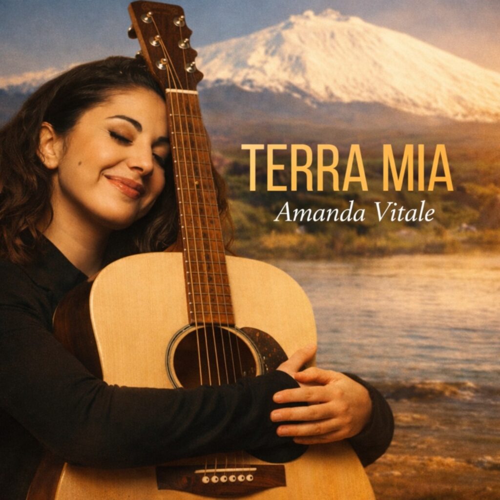 amanda vitale - la copertina del nuovo singolo terra mia