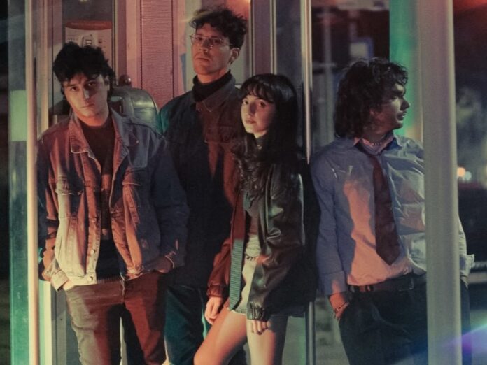 alessandro fiore - i quattro componenti il collettivo in primo piano