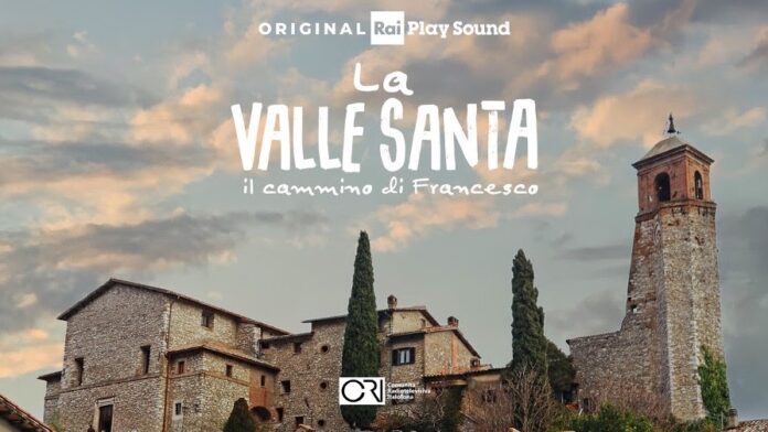 la valle santa - in cammino con san francesco - la locandina ufficiale del podcast
