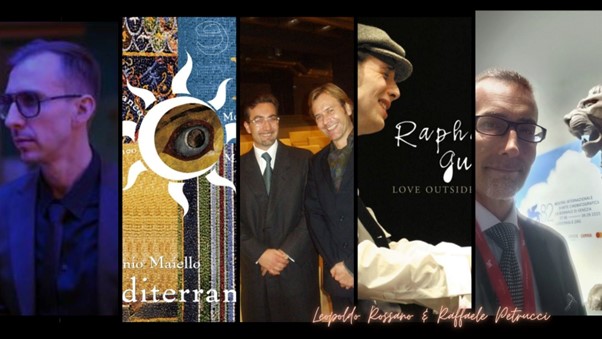 leopoldo rossano in un collage di immagini