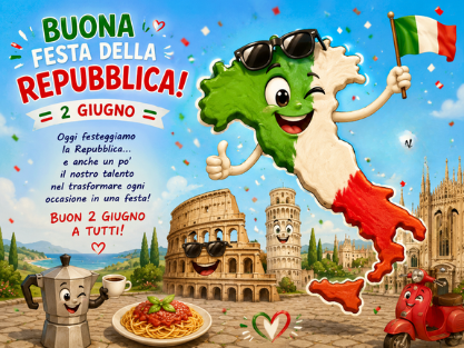 2 Giugno 2026 5 immagini per fare gli auguri in modo unico - ZETATIELLE MAGAZINE - IMMAGINE GENERATA CON IA -