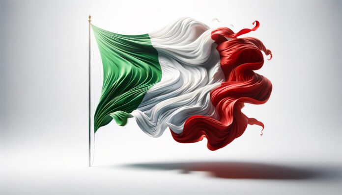 2 giugno festa della repubblica - il tricolore verde bianco e rosso italiano