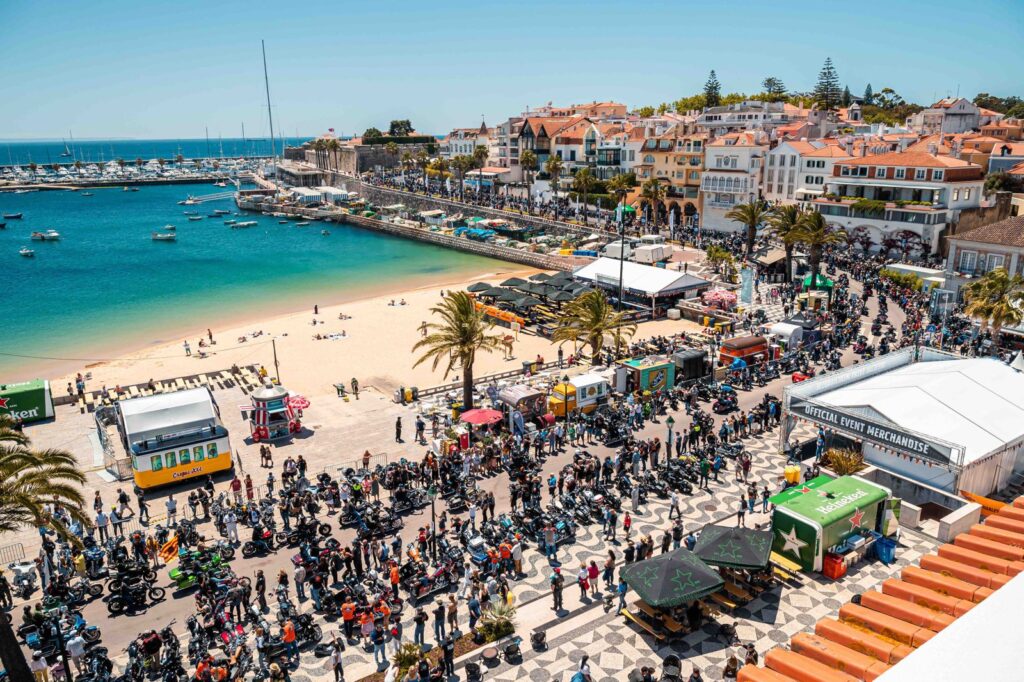 european h.o.g. rally - nella foto un raduno di harley-davidson