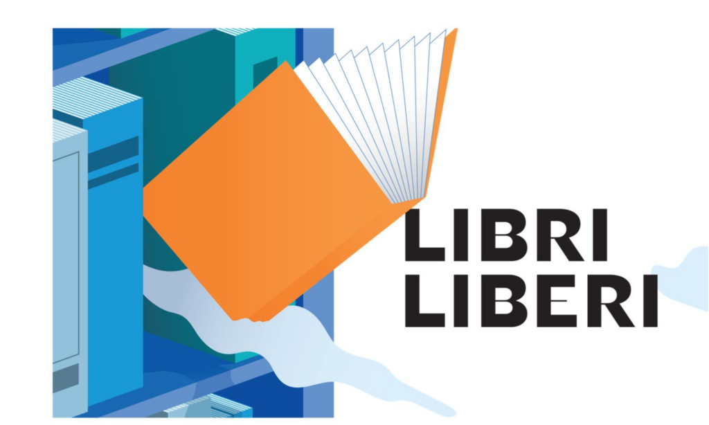 Claudio Santamaria a Libri Liberi - nella foto la locandina