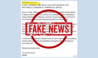 Falso lancio Adnkronos in chat giornalisti annuncia Meloni al Quirinale, Desario: “Fatto grave, denunciamo”
