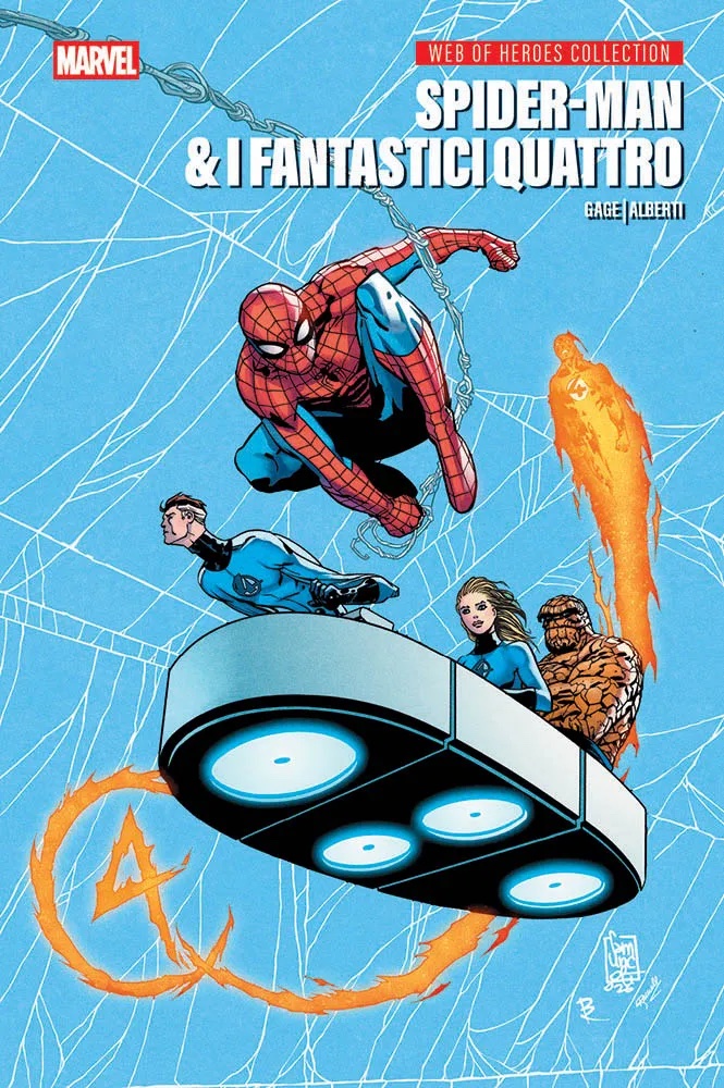 Spider-Man: Brand New Day - nella foto il fumetto dell'uomo ragno che indossa una tuta rossa con righe nere fatte a ragnatela, anche il volto è coperto da un passamontagna rosso a righe nere con la forma degli occhi nera e bianca allungata - L'uomo ragno salta