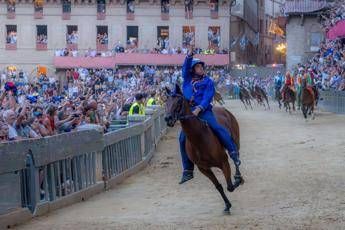 Palio di Siena, vince la contrada del Nicchio. Tittia cade da cavallo al termine della corsa: trauma cranico, resta in ospedale in osservazione