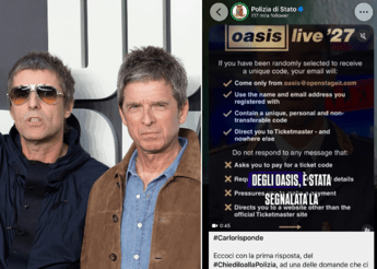 Oasis in Italia, Polizia avverte: “Attenzione a truffe online sui biglietti”